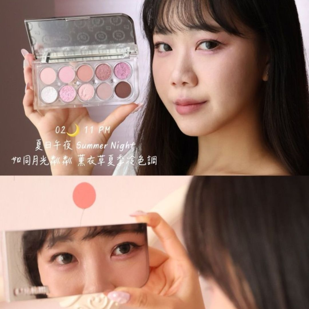 LUMMIR｜四季光感眼影盤 眼妝 多色眼影盤 打量 顯色 服貼 冷色 珠光霧面 漸層暈染 約會｜DBK生活美學｜-細節圖4