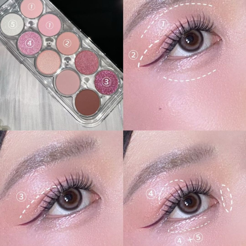 LUMMIR｜四季光感眼影盤 眼妝 多色眼影盤 打量 顯色 服貼 冷色 珠光霧面 漸層暈染 約會｜DBK生活美學｜-細節圖5