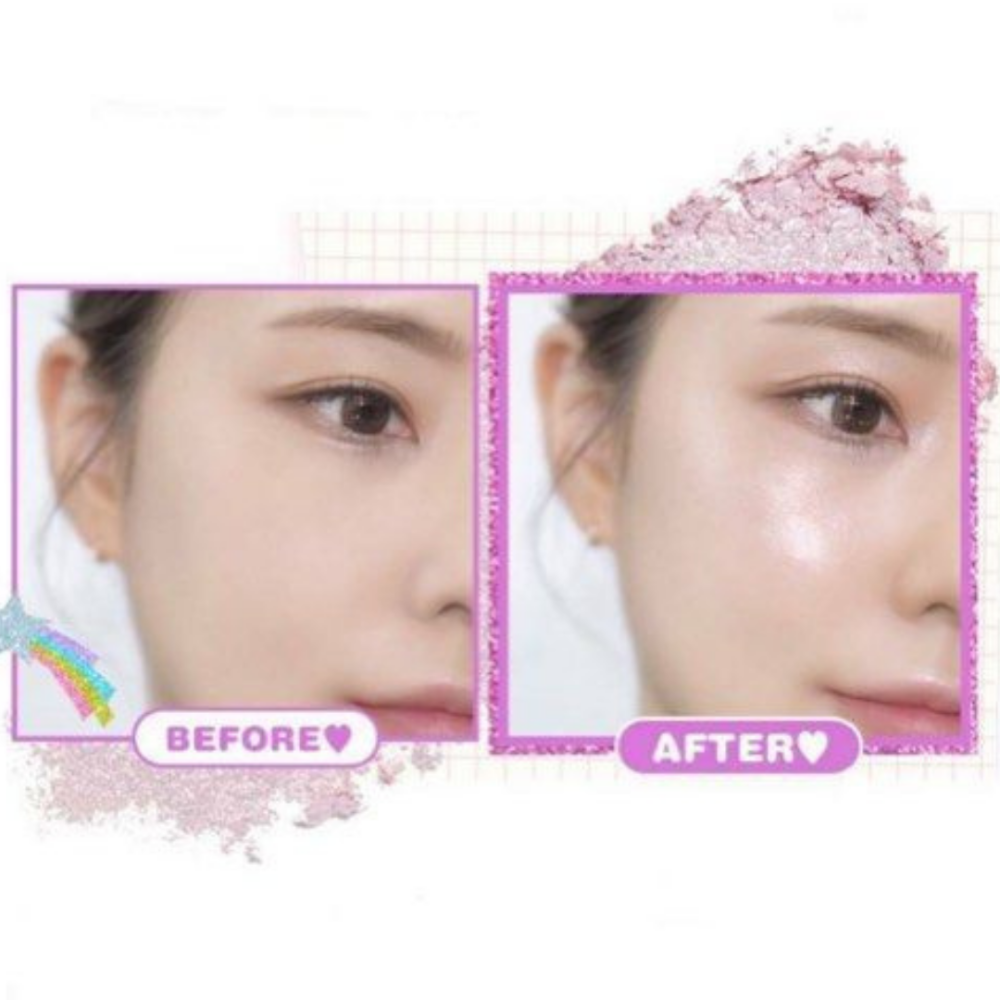 colorgram｜飛天小女警聯名 牛奶閃亮打亮餅 愛心打亮 MILK BLING  高光｜DBK生活美學｜-細節圖4