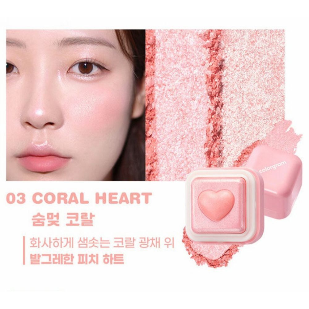 colorgram｜飛天小女警聯名 牛奶閃亮打亮餅 愛心打亮 MILK BLING  高光｜DBK生活美學｜-規格圖4