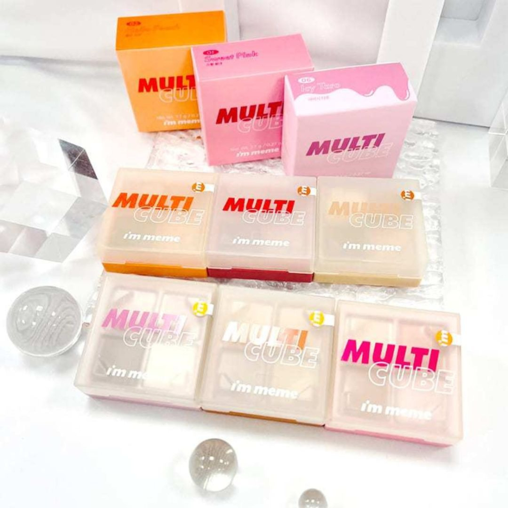 i＇m meme｜我愛口袋彩妝小方盒 眼影盤 口袋彩妝 四格眼影盤 彩頰盤 腮紅 眼影｜DBK生活美學｜-細節圖2