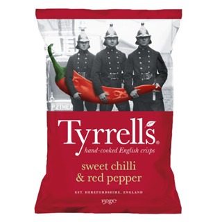 【現貨】泰勒思 Tyrrells 英國洋芋片 黑松露海鹽 / 無調味 / 薄鹽 / 甜椒及紅辣椒-規格圖1
