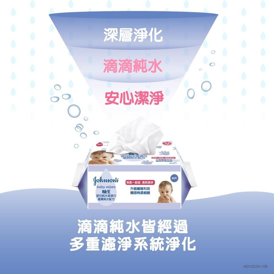 嬌生嬰兒 純水柔濕巾 (一般型/加厚型) (新包裝)12入箱購【官方旗艦館】-細節圖3
