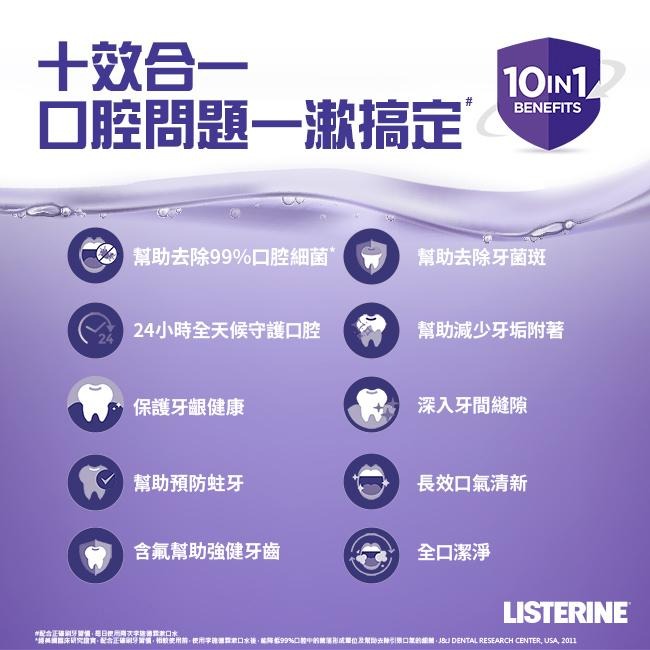 李施德霖 全效護理漱口水750ml【官方旗艦館】-細節圖7