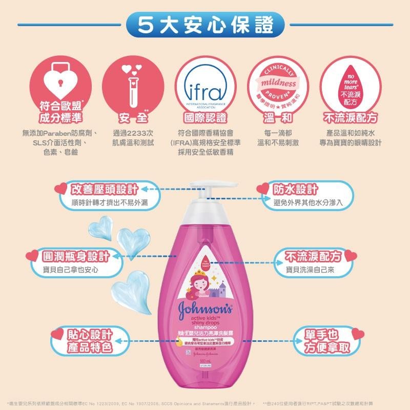 嬌生嬰兒 溫和洗髮露/柔亮洗髮露 500ml 1入/3入【官方旗艦館】-細節圖2