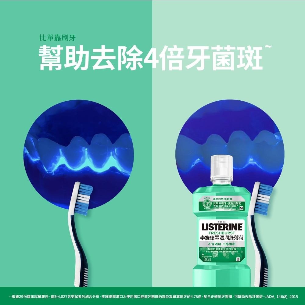 李施德霖 溫潤綠薄荷無酒精漱口水 750ml【官方旗艦館】-細節圖8