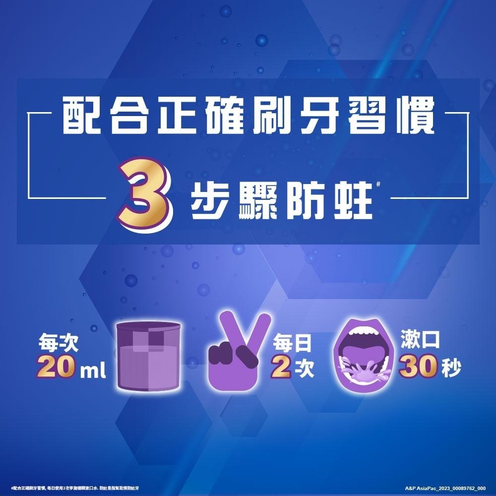 李施德霖全效護理防蛀漱口水 750ml【官方旗艦館】-細節圖9