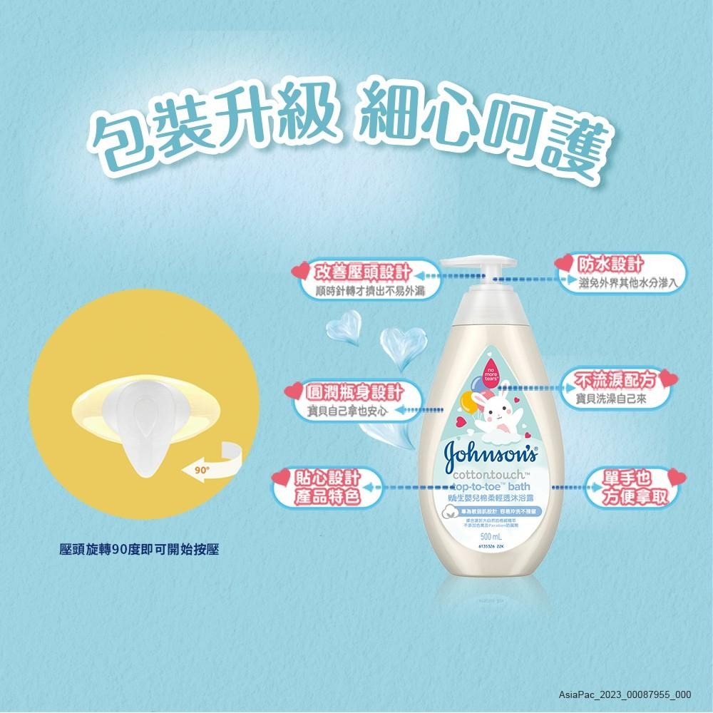 嬌生嬰兒 棉柔輕透沐浴露 500ml【官方旗艦館】-細節圖9