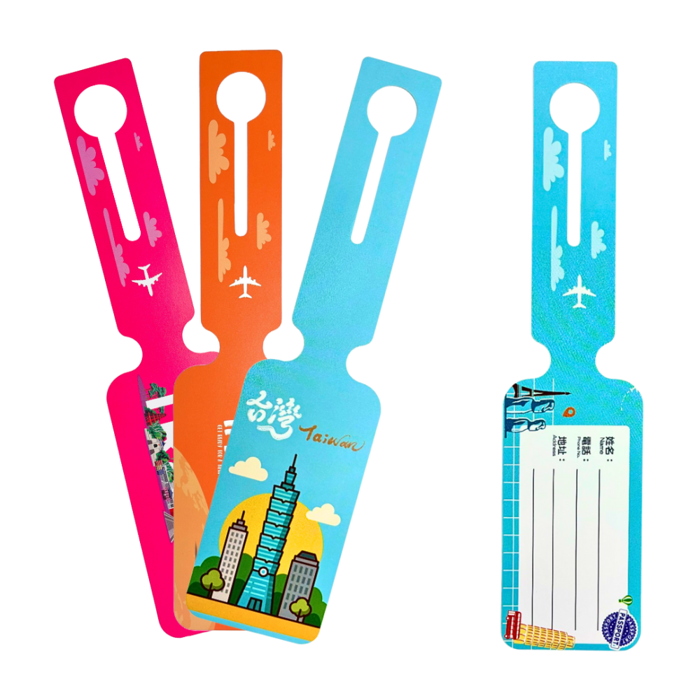 【悠悠趣】長條行李牌 臺灣製造 合成紙行李牌 防水撕不破 酒瓶式行李牌 彩色行李掛牌 旅行箱標籤 託運牌 行李箱掛牌-細節圖2