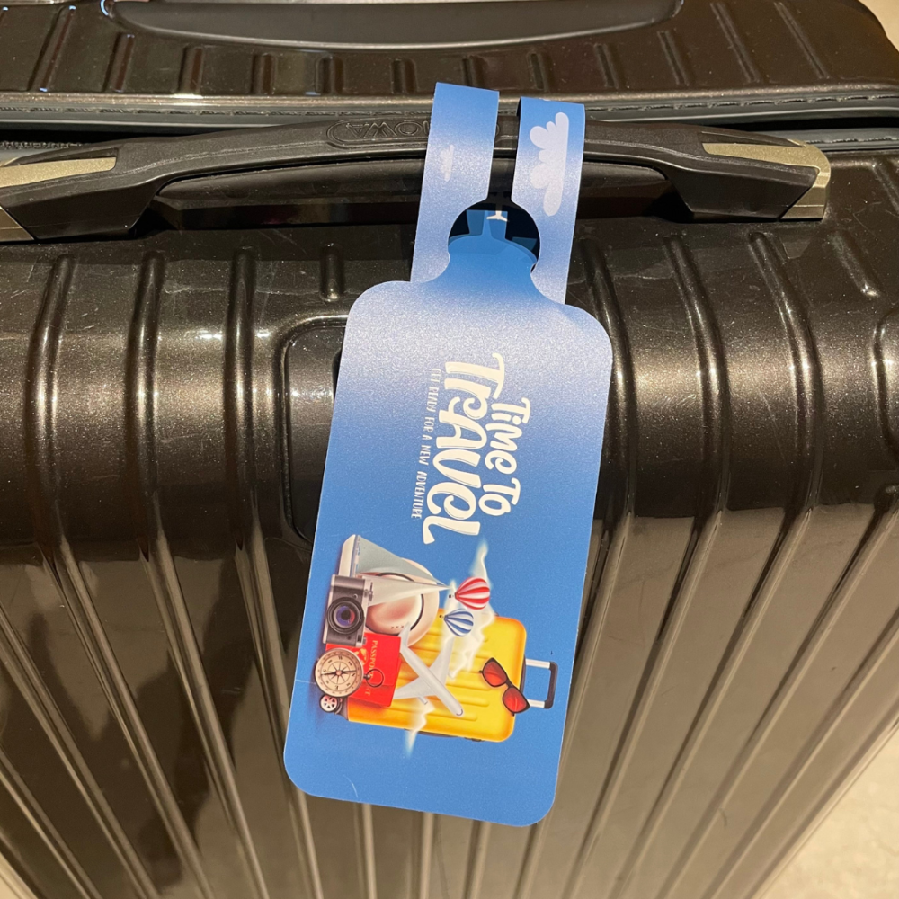 【悠悠趣】長條行李牌 臺灣製造 合成紙行李牌 防水撕不破 酒瓶式行李牌 彩色行李掛牌 旅行箱標籤 託運牌 行李箱掛牌-細節圖3