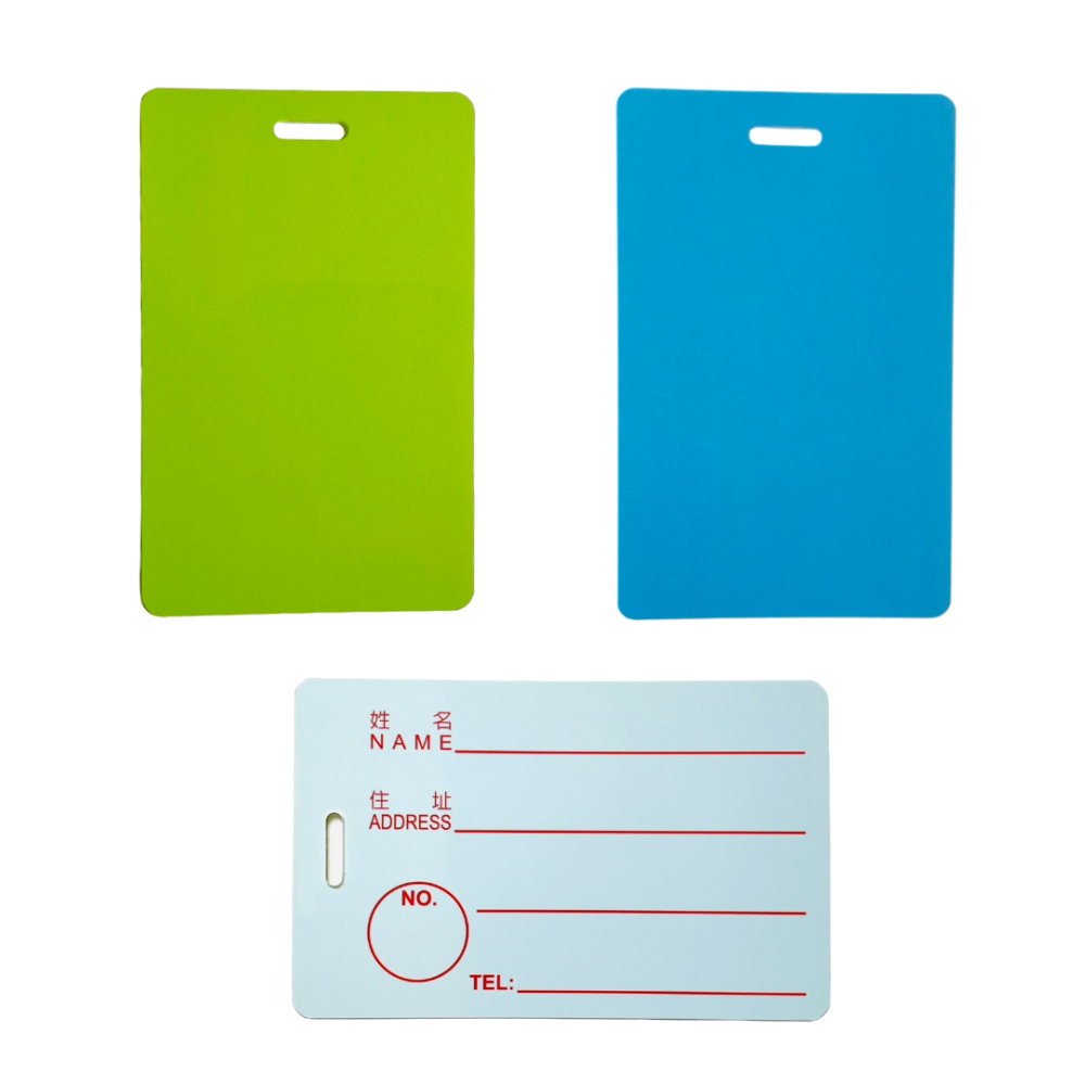 【悠悠趣】行李吊牌 單色行李牌 合成紙行李牌 旅遊必備 託運標籤 吊牌 行李箱吊牌 託運牌 塑膠繩吊牌 色塊行李牌-細節圖2