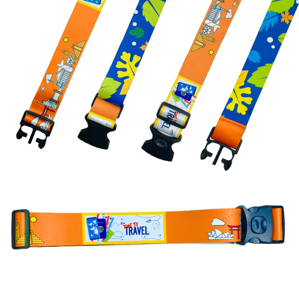 【悠悠趣】織帶行李箱綁帶 彩色行李束帶 扣具束帶 行李帶 行李條 旅行箱綁帶 行李箱固定帶 行李打包帶 外送箱綑綁帶-細節圖2