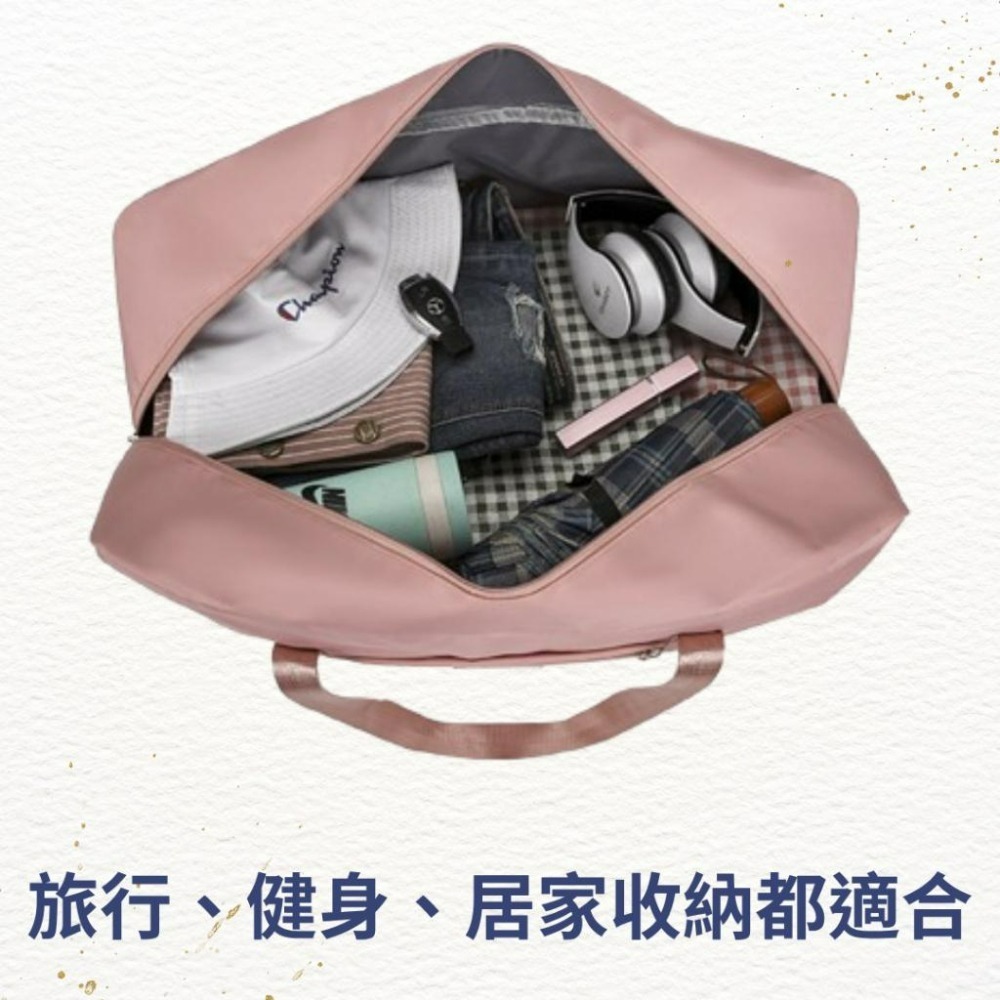 【悠悠趣】牛津布旅行袋 旅行收納包 加厚布料 手提行李袋 拉桿袋  隨身行李包 健身包 外出收納袋 單肩旅行包 提袋-細節圖7
