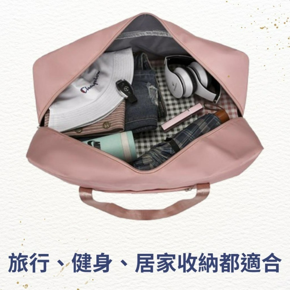 【悠悠趣】牛津布旅行袋 旅行收納包 加厚布料 手提行李袋 拉桿袋  隨身行李包 健身包 外出收納袋 單肩旅行包 提袋-細節圖7