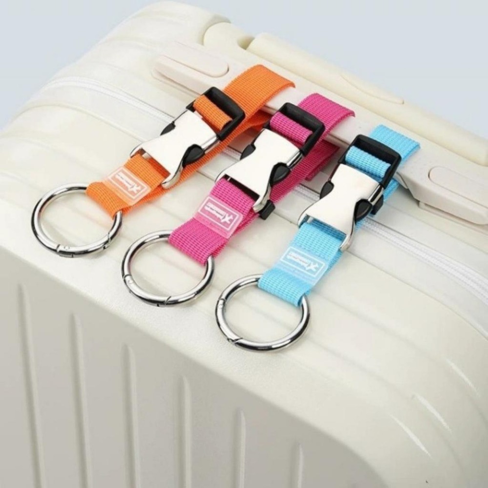 【悠悠趣】行李箱掛扣 升級金屬扣 行李掛勾 行李箱掛帶 行李掛環 背包掛帶 皮包掛勾 解放雙手 拉稈掛勾 多功能扣環-細節圖2