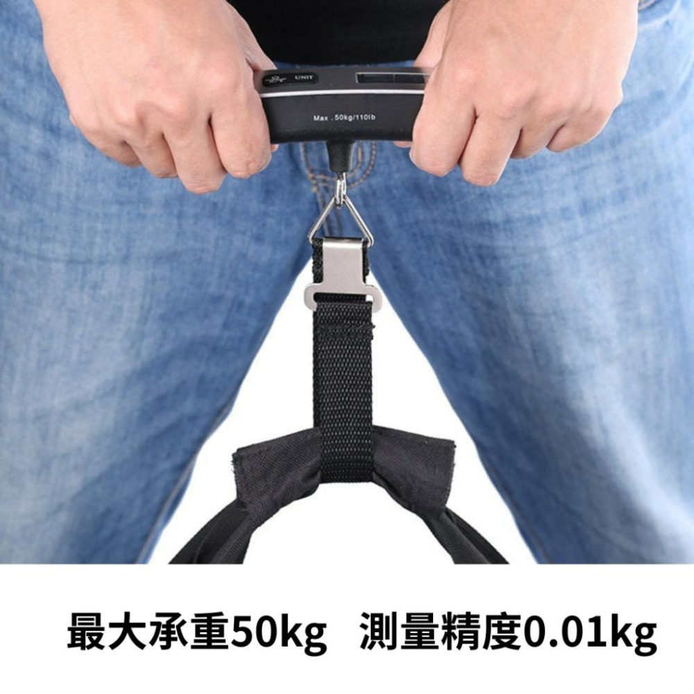 【悠悠趣】行李秤 ⚡送2顆電池 背光顯示器 手提電子秤 行李箱磅秤 電子行李秤 電子行李秤 便攜旅行秤 行李箱秤重-細節圖6