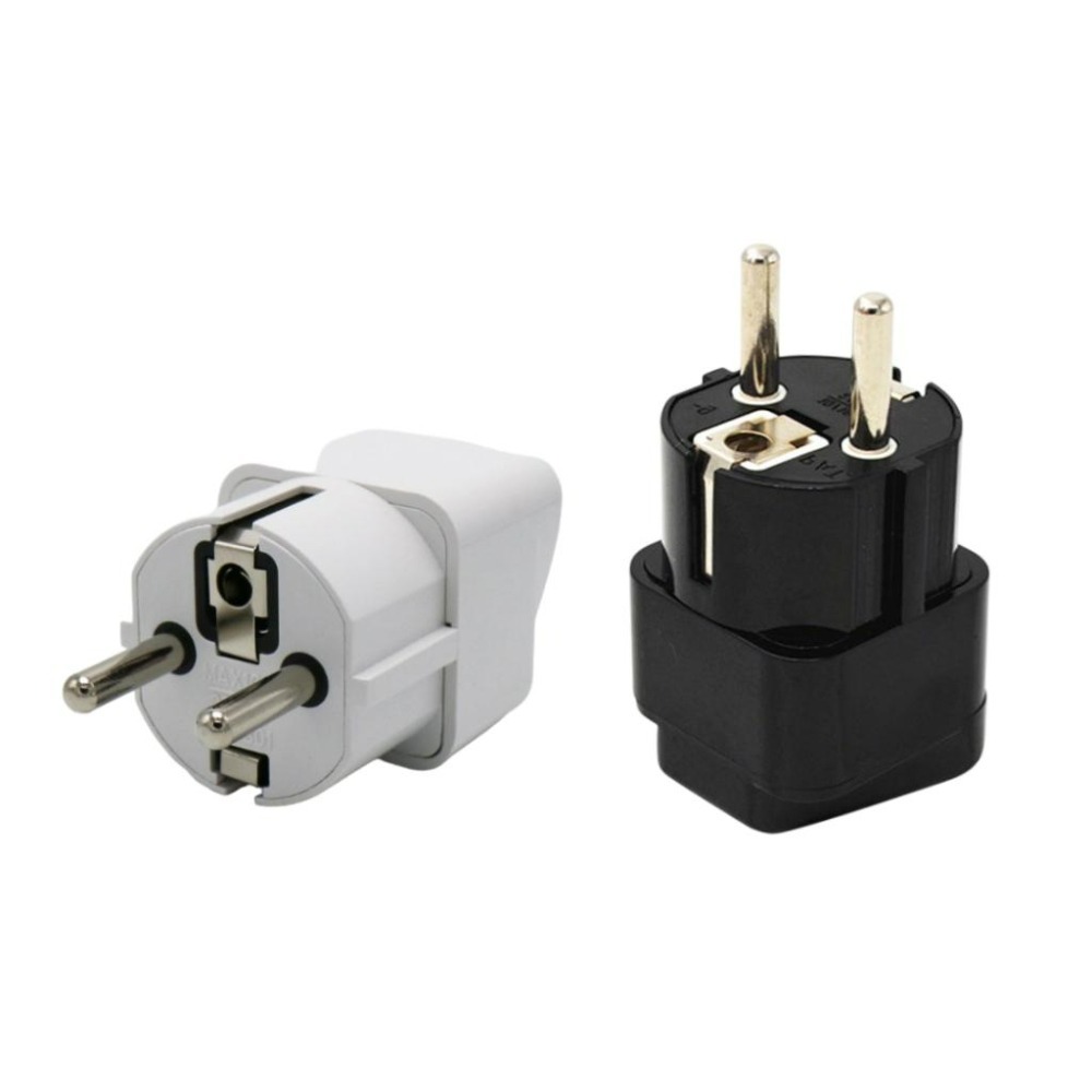 【悠悠趣】韓國轉接頭 純銅轉接頭 歐洲大圓4.8mm 德標轉換插頭 出國轉接頭 旅遊轉換頭-細節圖2