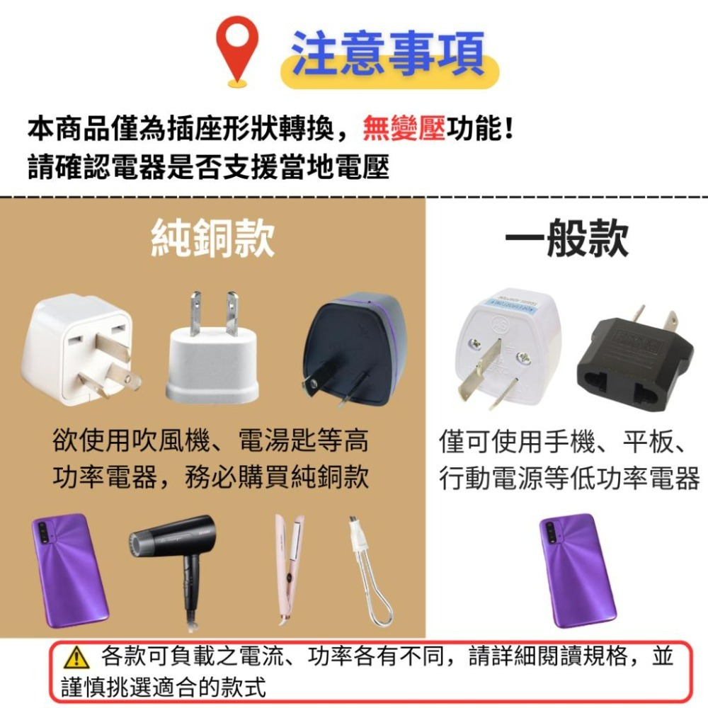 【悠悠趣】澳規轉接頭 八字轉接頭 中國 澳洲 紐西蘭 阿根廷 轉換插座 銅導電轉接頭 無變壓-細節圖4