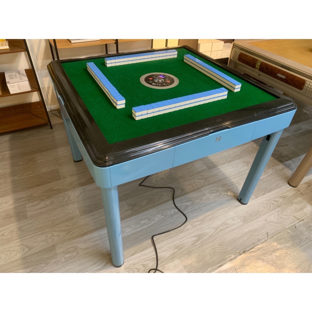 電動麻將桌 宏勳 四口機 餐桌款 可改折疊-細節圖2