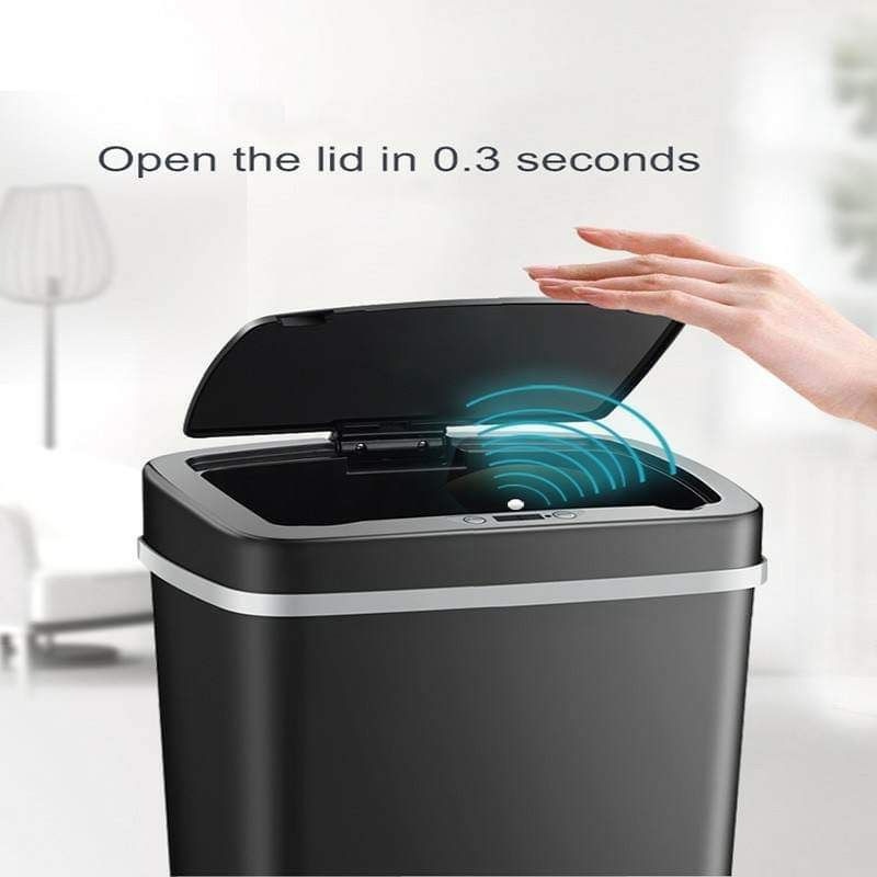 【智能垃圾桶】智能感應垃圾桶 自動感應大容量12L靜音回收筒 智慧紅外線感應IPX3防水 家用廁所辦公室房間垃圾桶-細節圖4