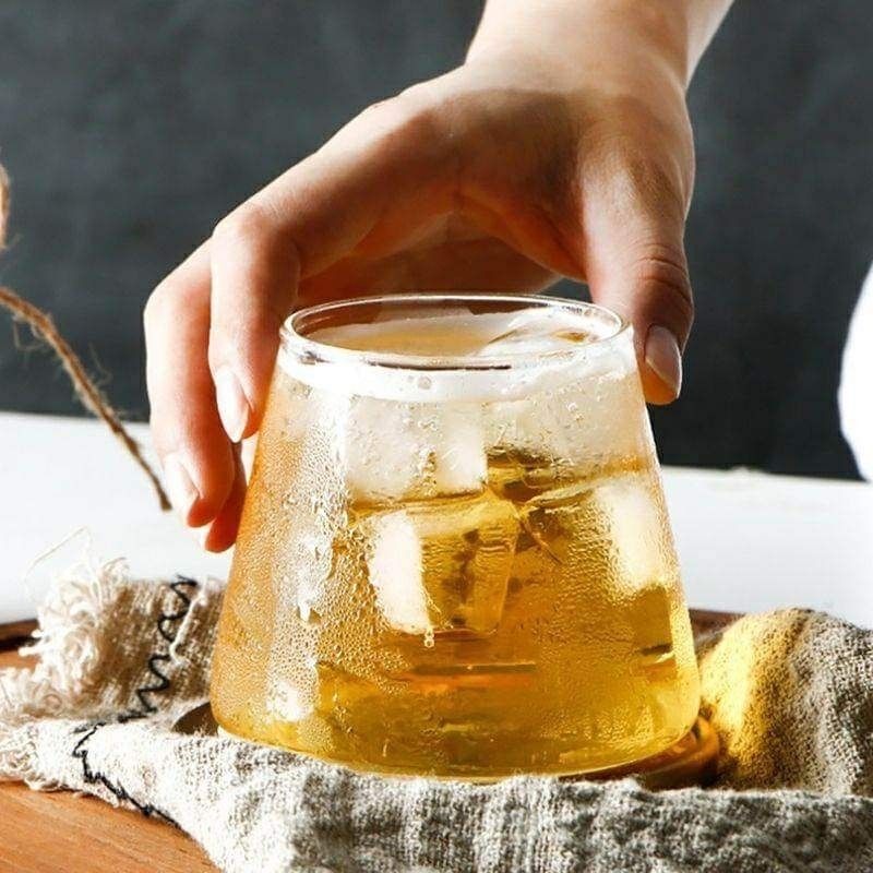 【日式玻璃杯】日式富士山耐熱玻璃杯 創意家用品味威士忌啤酒杯690ml 茶杯 咖啡杯 果汁杯 酒吧雞尾酒杯-細節圖5