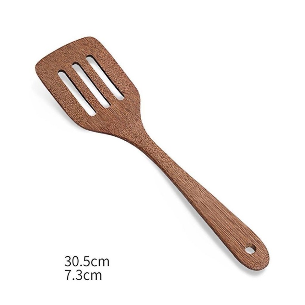 【木質廚具】不沾鍋木質鍋鏟,家用廚房木製廚具,料理烹飪器具,環保木頭煎鏟-規格圖1
