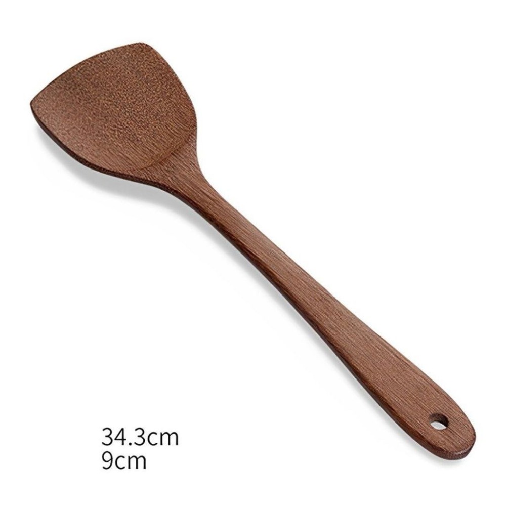 【木質廚具】不沾鍋木質鍋鏟,家用廚房木製廚具,料理烹飪器具,環保木頭煎鏟-規格圖2