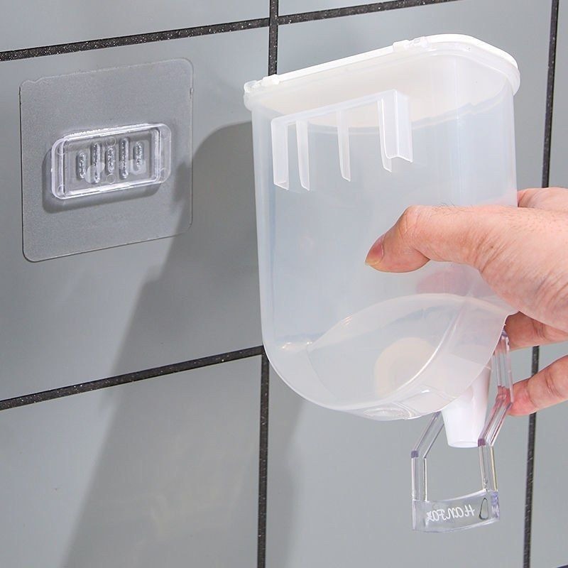 【壁掛調味料壺】壁掛透明防漏調味料壺,免打孔廚房創意水龍頭油瓶,烹飪料理按壓出液調味罐-細節圖5