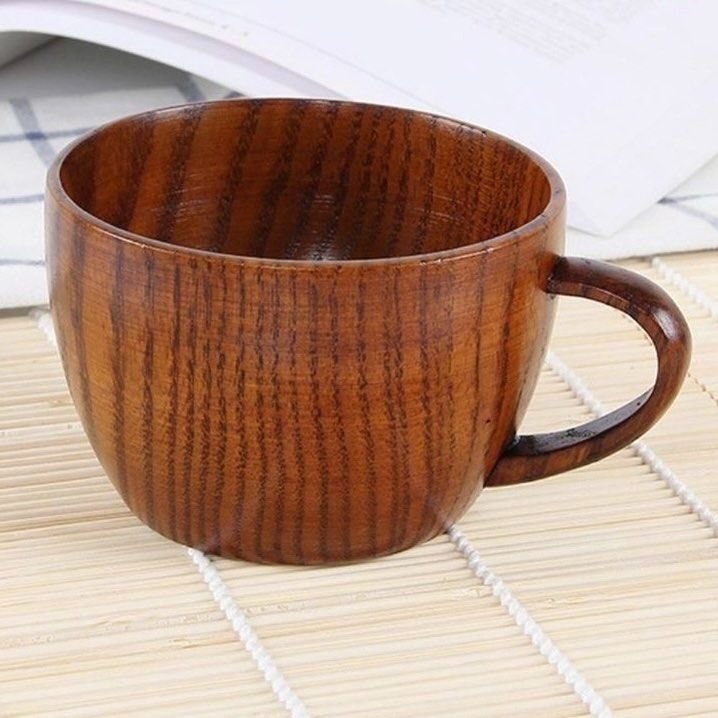 【原木茶杯】創意天然棗木隔熱茶杯,木質優雅咖啡杯,木紋環保喝水杯-細節圖2