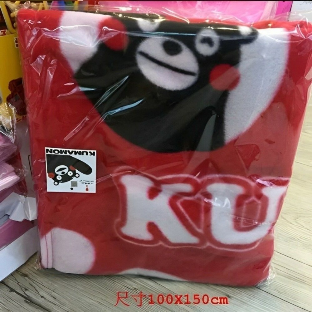 【日本熊本熊刷毛毯】可愛卡通造型保暖毯,時尚舒適棉被-細節圖6