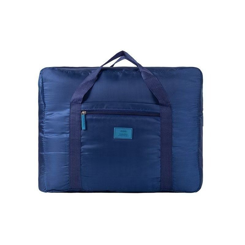 【折疊式旅行行李箱收納包】大容量旅行箱收納袋,出國行李箱拉桿包,摺疊手提包,藏青色/藍綠色/玫紅色-規格圖5