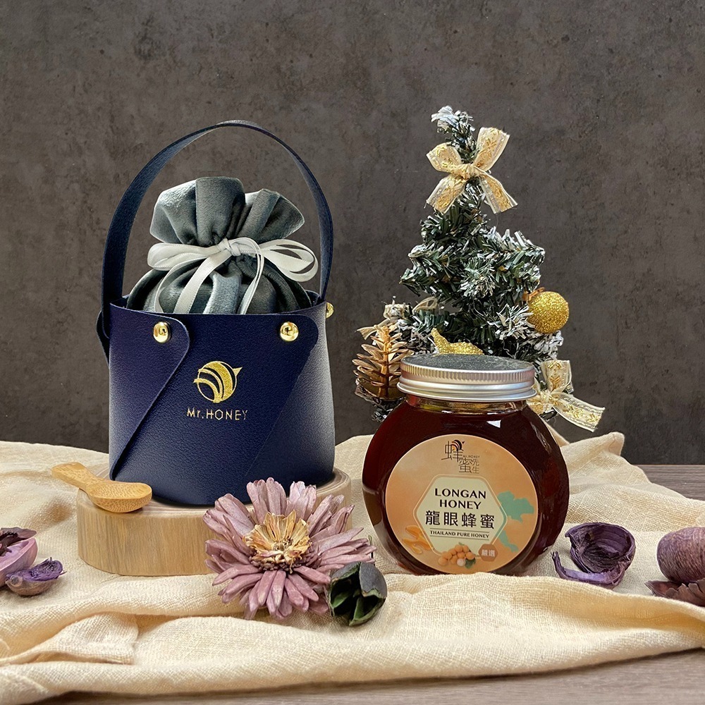 ｜Mr.HONEY 蜂蜜先生｜蜂蜜提籃組-泰國龍眼蜂蜜(240g)-交換禮物 伴手禮 新年禮物 中秋禮物 教師節禮物-規格圖11