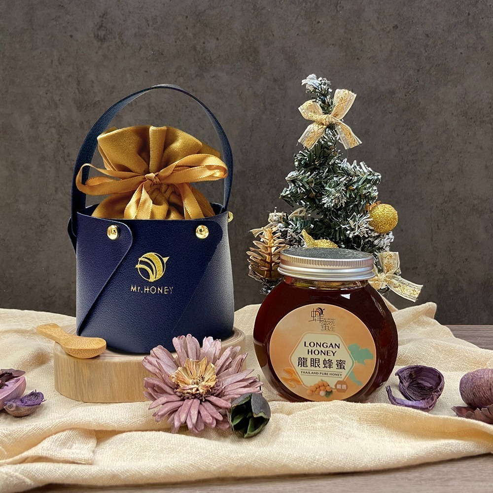 ｜Mr.HONEY 蜂蜜先生｜蜂蜜提籃組-泰國龍眼蜂蜜(240g)-交換禮物 伴手禮 新年禮物 中秋禮物 教師節禮物-規格圖11