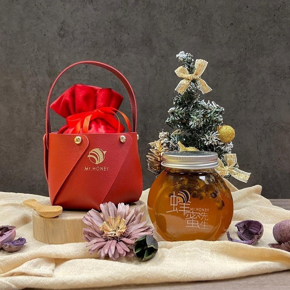 ｜Mr.HONEY 蜂蜜先生｜蜂蜜提籃組-蜂蜜漬百香果(240g)-交換禮物 伴手禮 新年禮物 中秋禮物 教師節禮物-細節圖2
