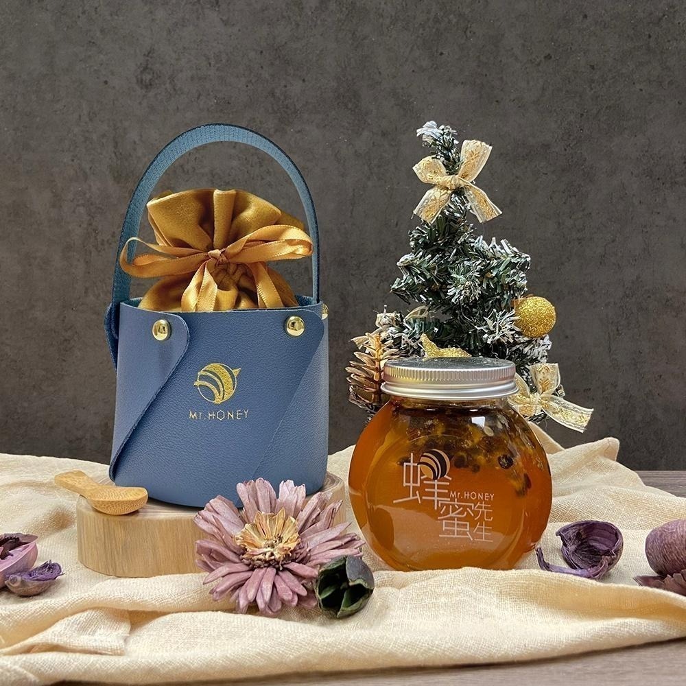 ｜Mr.HONEY 蜂蜜先生｜蜂蜜提籃組-蜂蜜漬百香果(240g)-交換禮物 伴手禮 新年禮物 中秋禮物 教師節禮物-細節圖7