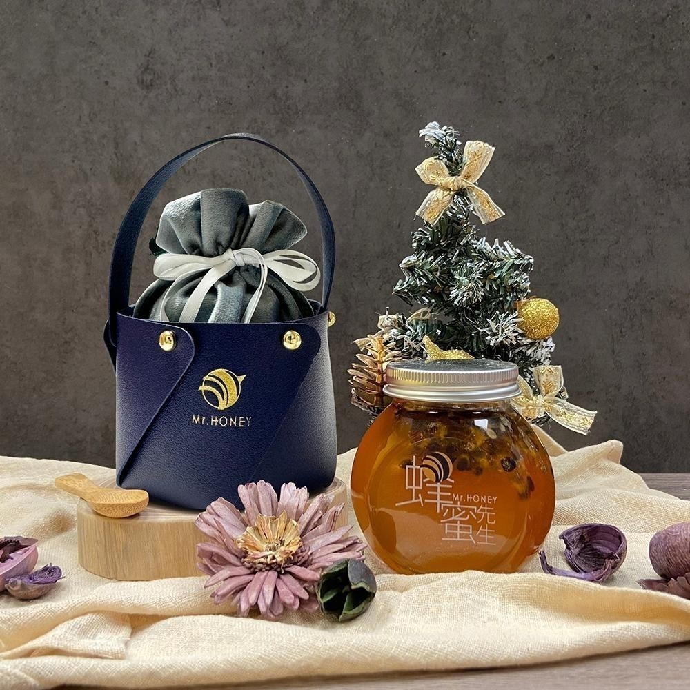 ｜Mr.HONEY 蜂蜜先生｜蜂蜜提籃組-蜂蜜漬百香果(240g)-交換禮物 伴手禮 新年禮物 中秋禮物 教師節禮物-細節圖8