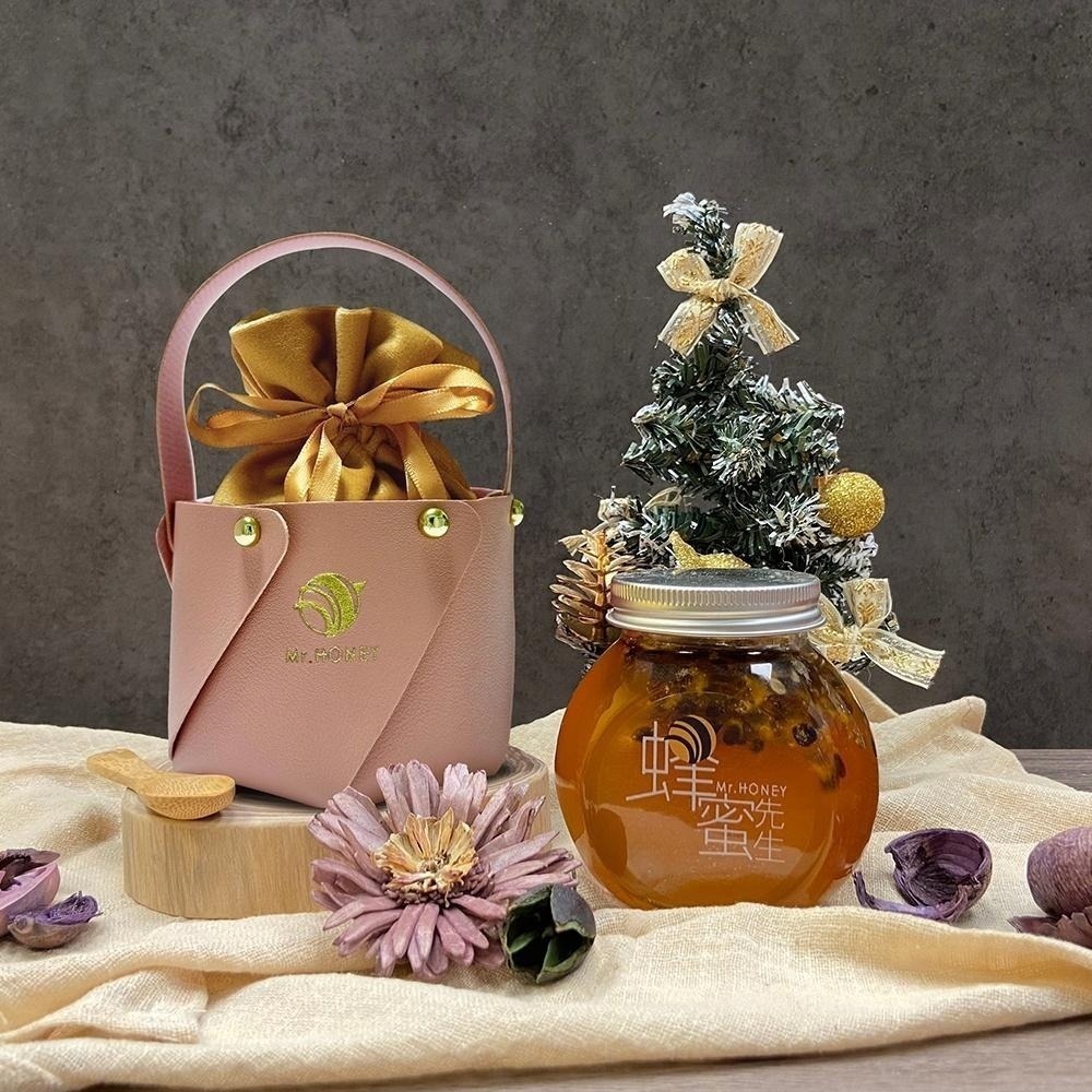 ｜Mr.HONEY 蜂蜜先生｜蜂蜜提籃組-蜂蜜漬百香果(240g)-交換禮物 伴手禮 新年禮物 中秋禮物 教師節禮物-細節圖5