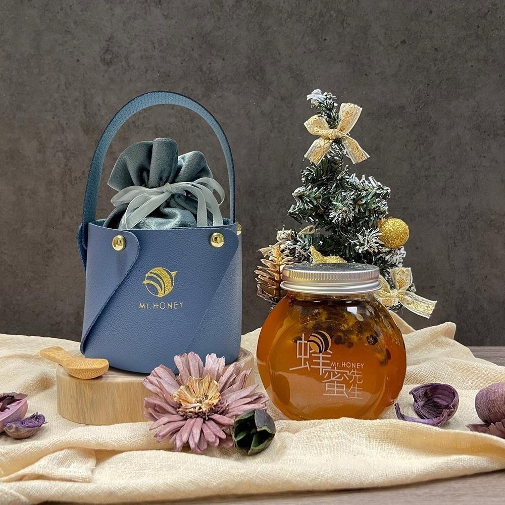 ｜Mr.HONEY 蜂蜜先生｜蜂蜜提籃組-蜂蜜漬百香果(240g)-交換禮物 伴手禮 新年禮物 中秋禮物 教師節禮物-細節圖6