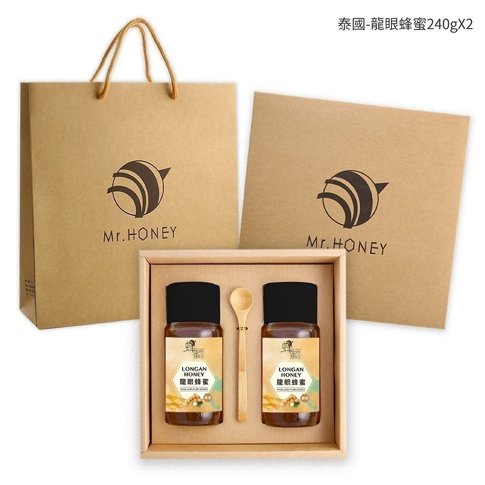 ｜Mr.HONEY 蜂蜜先生｜雙響禮盒-自由搭配 (純蜂蜜系列/蜂花粉)-規格圖4
