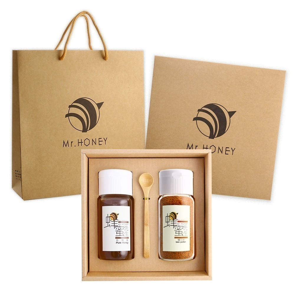 ｜Mr.HONEY 蜂蜜先生｜雙響禮盒-自由搭配 (純蜂蜜系列/蜂花粉)-規格圖4