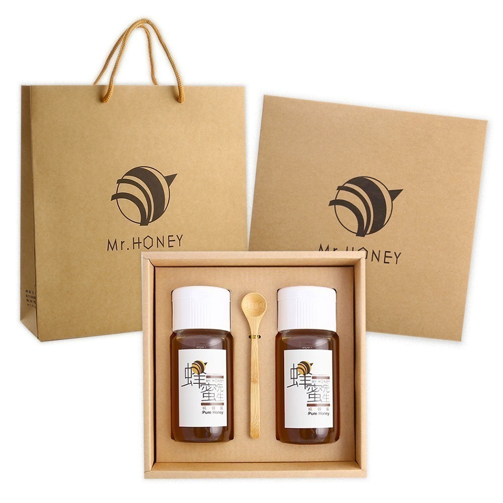 ｜Mr.HONEY 蜂蜜先生｜雙響禮盒-自由搭配 (純蜂蜜系列/蜂花粉)-規格圖4