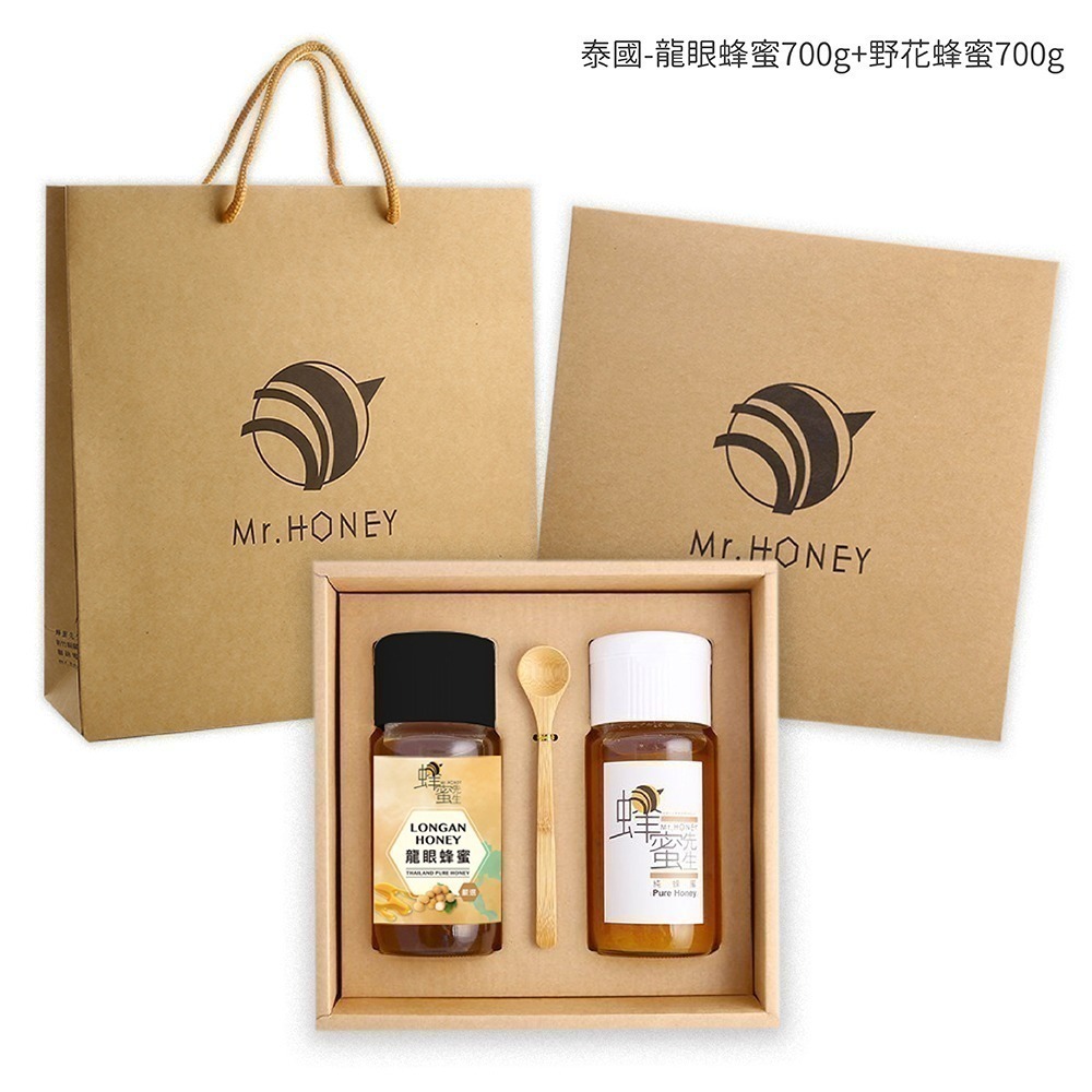 ｜Mr.HONEY 蜂蜜先生｜雙響禮盒-自由搭配 (純蜂蜜系列/蜂花粉)-規格圖4