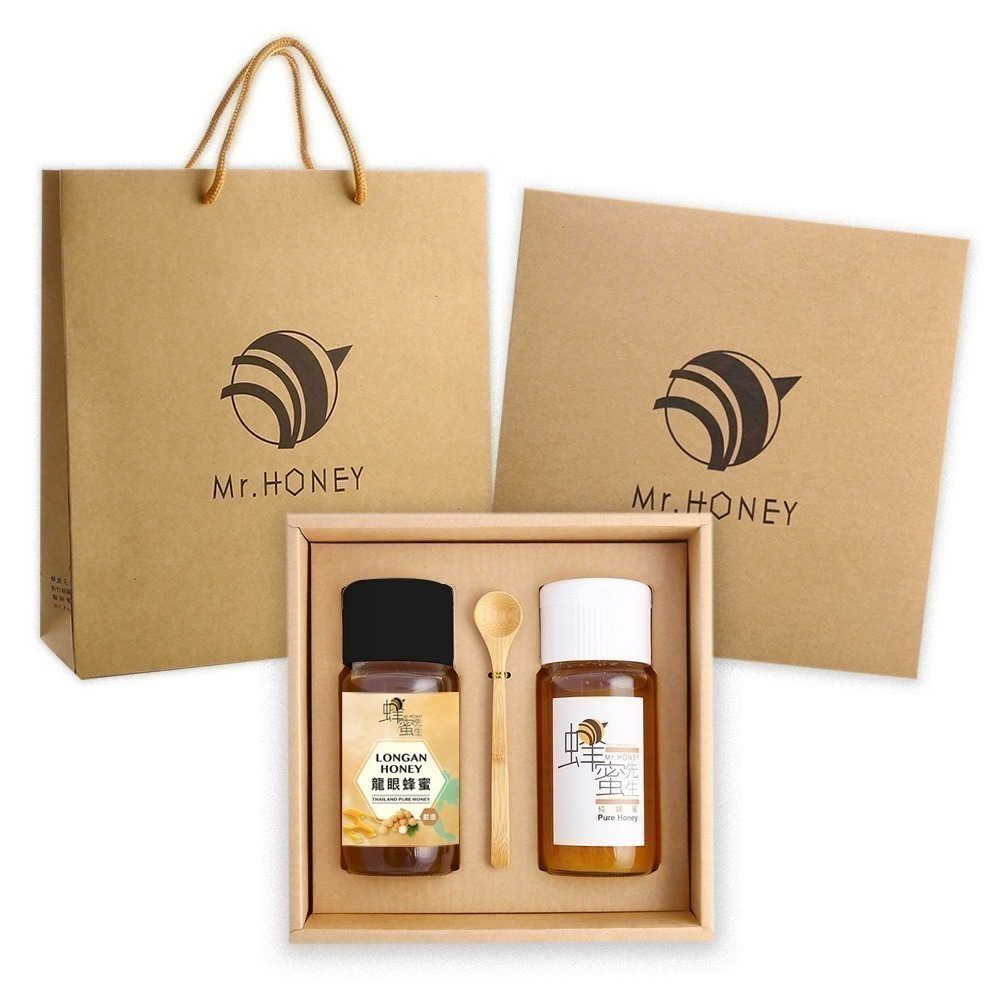 ｜Mr.HONEY 蜂蜜先生｜雙響禮盒-自由搭配 (純蜂蜜系列/蜂花粉)-規格圖4