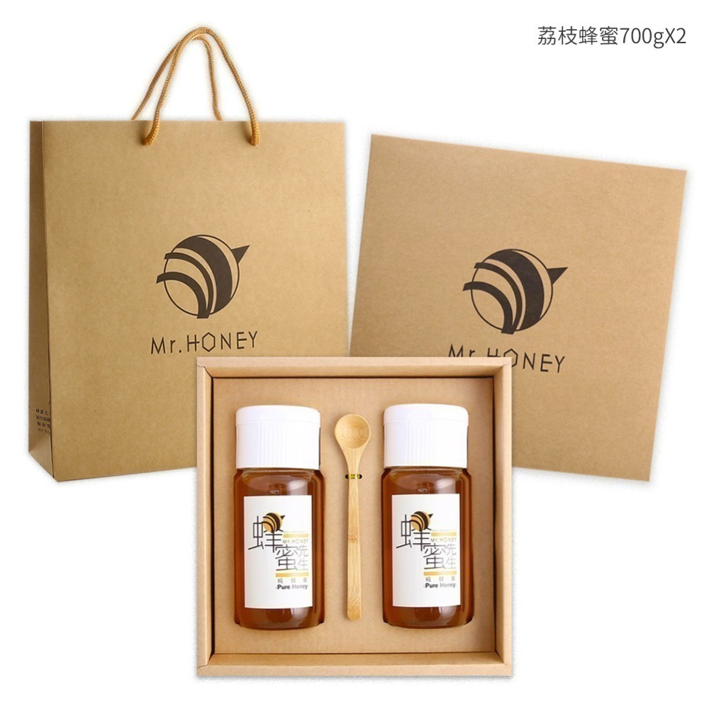 ｜Mr.HONEY 蜂蜜先生｜雙響禮盒-自由搭配 (純蜂蜜系列/蜂花粉)-規格圖4