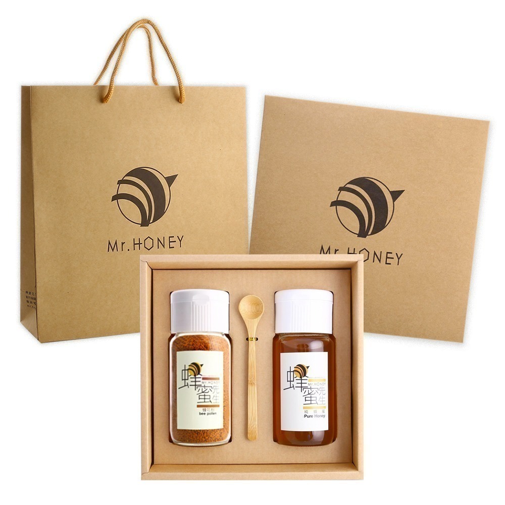 野花蜂蜜700g+蜂花粉350g