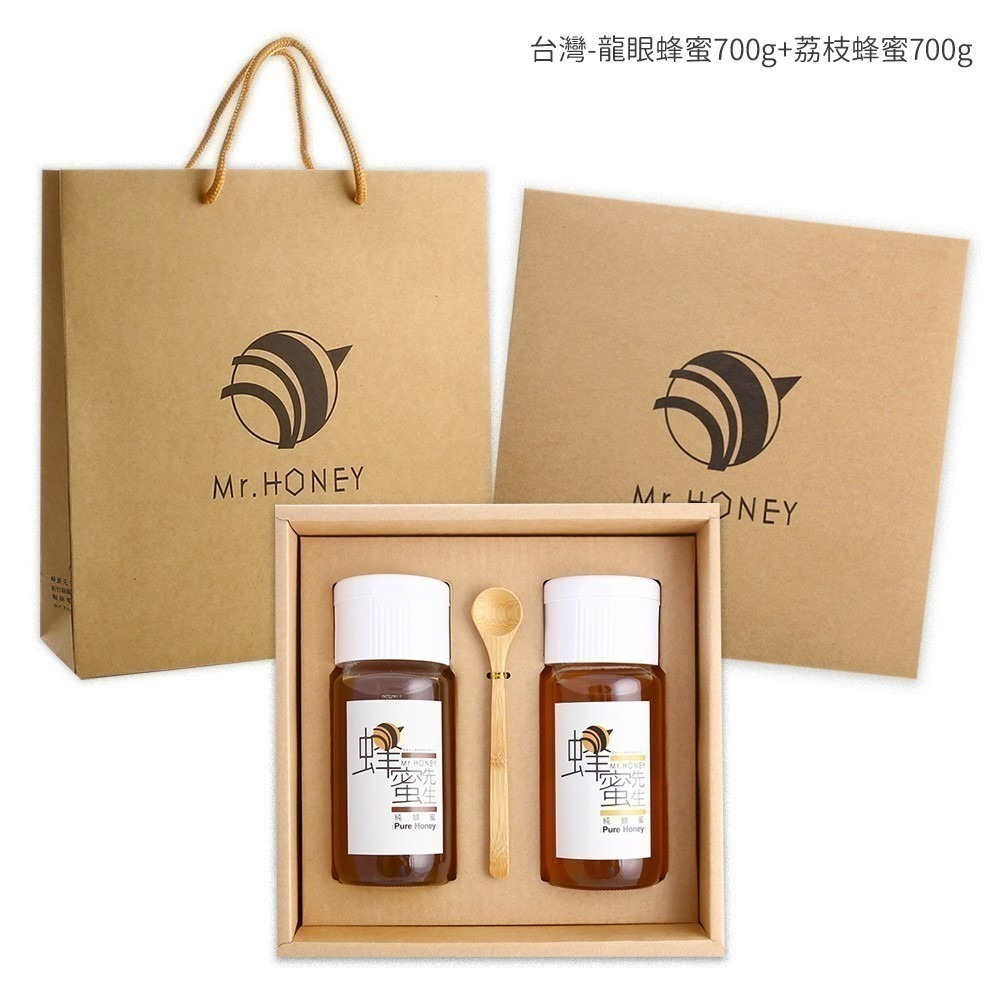 ｜Mr.HONEY 蜂蜜先生｜雙響禮盒-自由搭配 (純蜂蜜系列/蜂花粉)-規格圖4