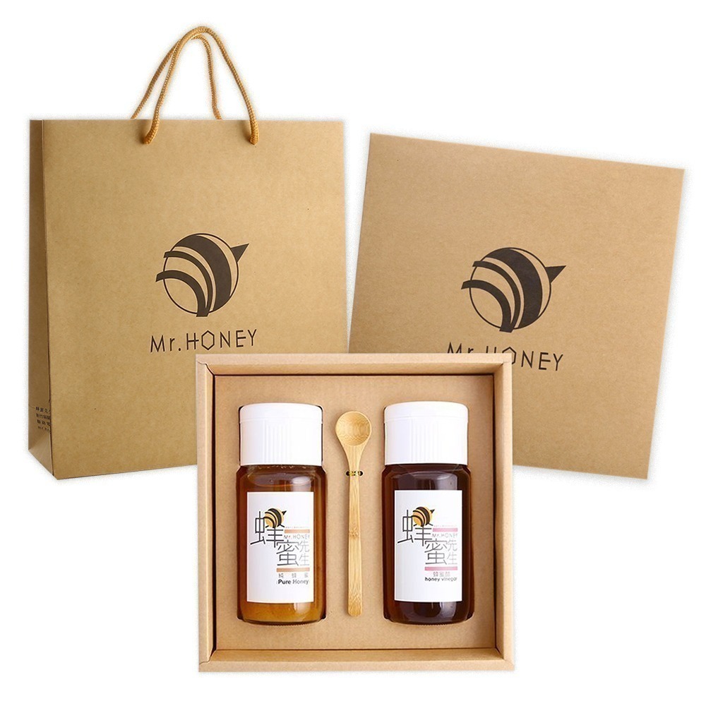 野花蜂蜜700g+蜂蜜醋500ml