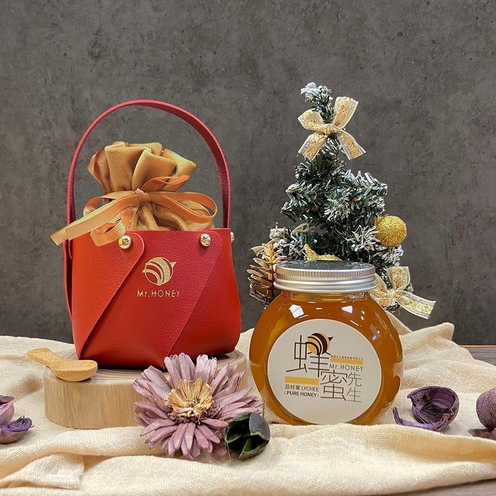 ｜Mr.HONEY 蜂蜜先生｜蜂蜜提籃組-荔枝蜂蜜(240g)-交換禮物 伴手禮 新年禮物 教師節禮物-細節圖4