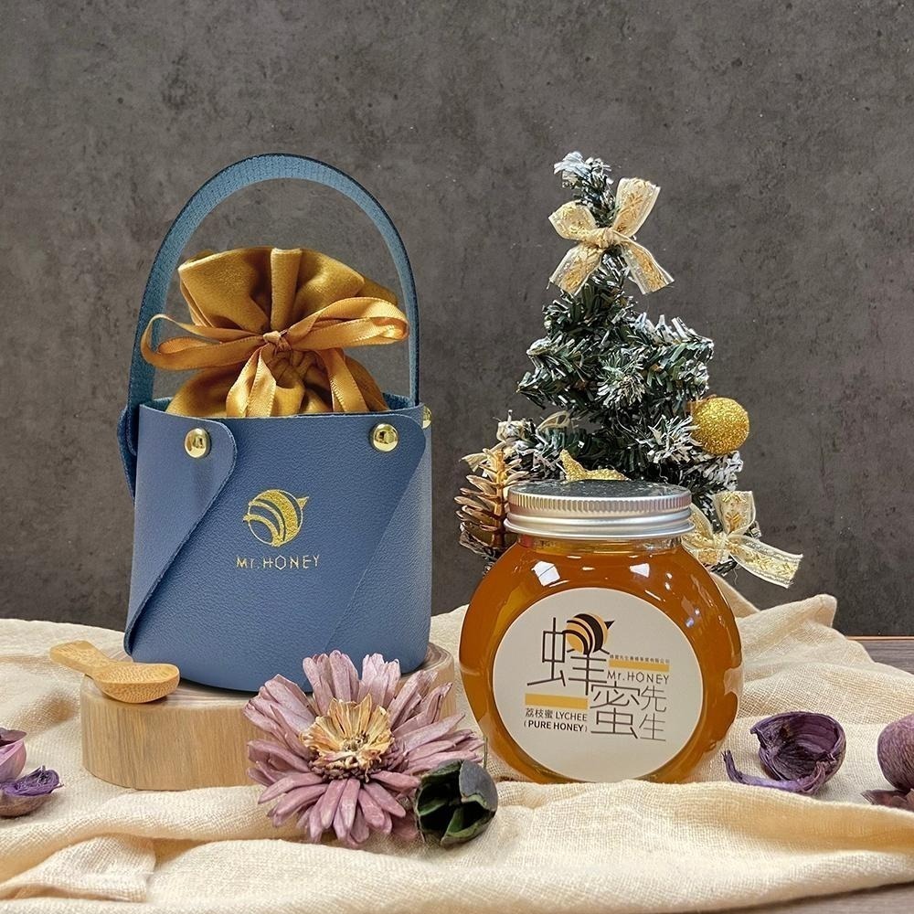 ｜Mr.HONEY 蜂蜜先生｜蜂蜜提籃組-荔枝蜂蜜(240g)-交換禮物 伴手禮 新年禮物 教師節禮物-細節圖7