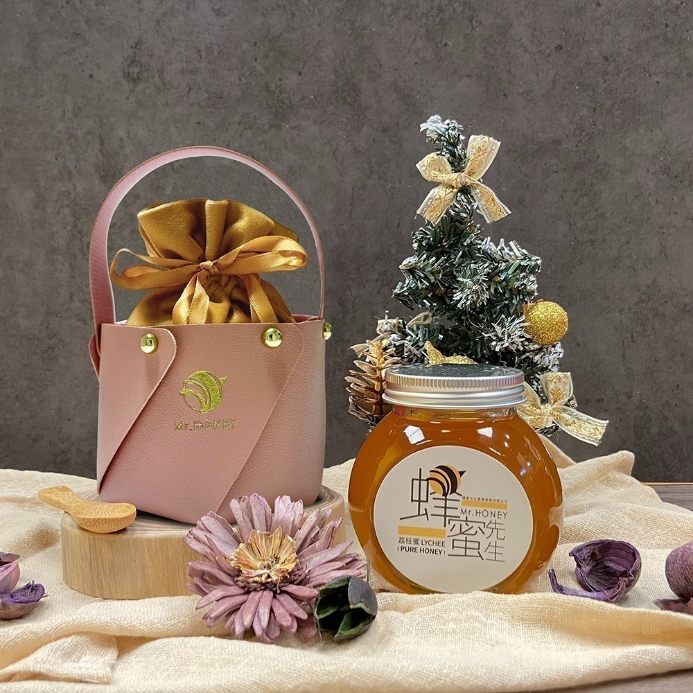 ｜Mr.HONEY 蜂蜜先生｜蜂蜜提籃組-荔枝蜂蜜(240g)-交換禮物 伴手禮 新年禮物 教師節禮物 中秋禮品-規格圖11